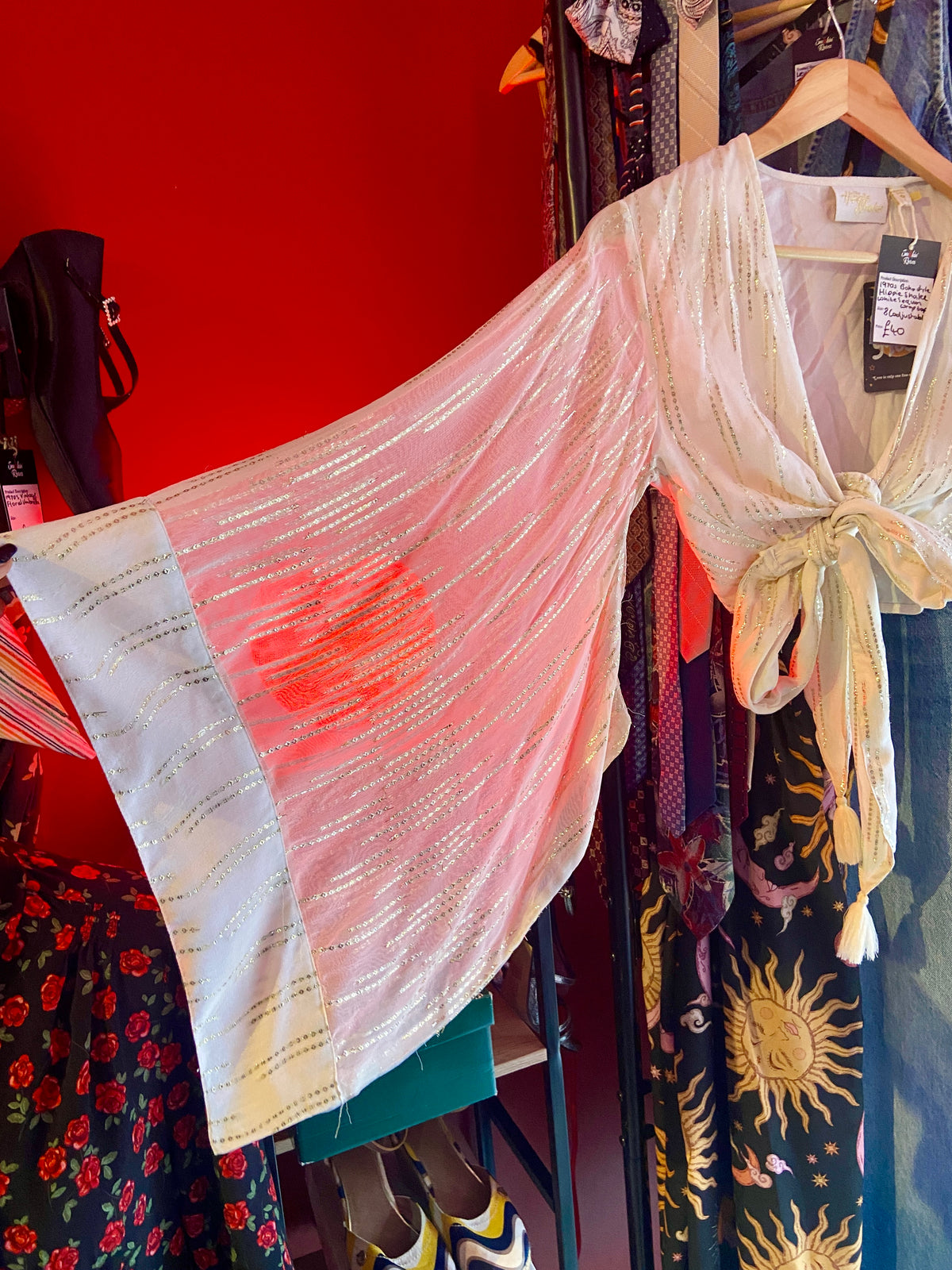 Dramatic Bell Sleeve 1970’s Style Shirt