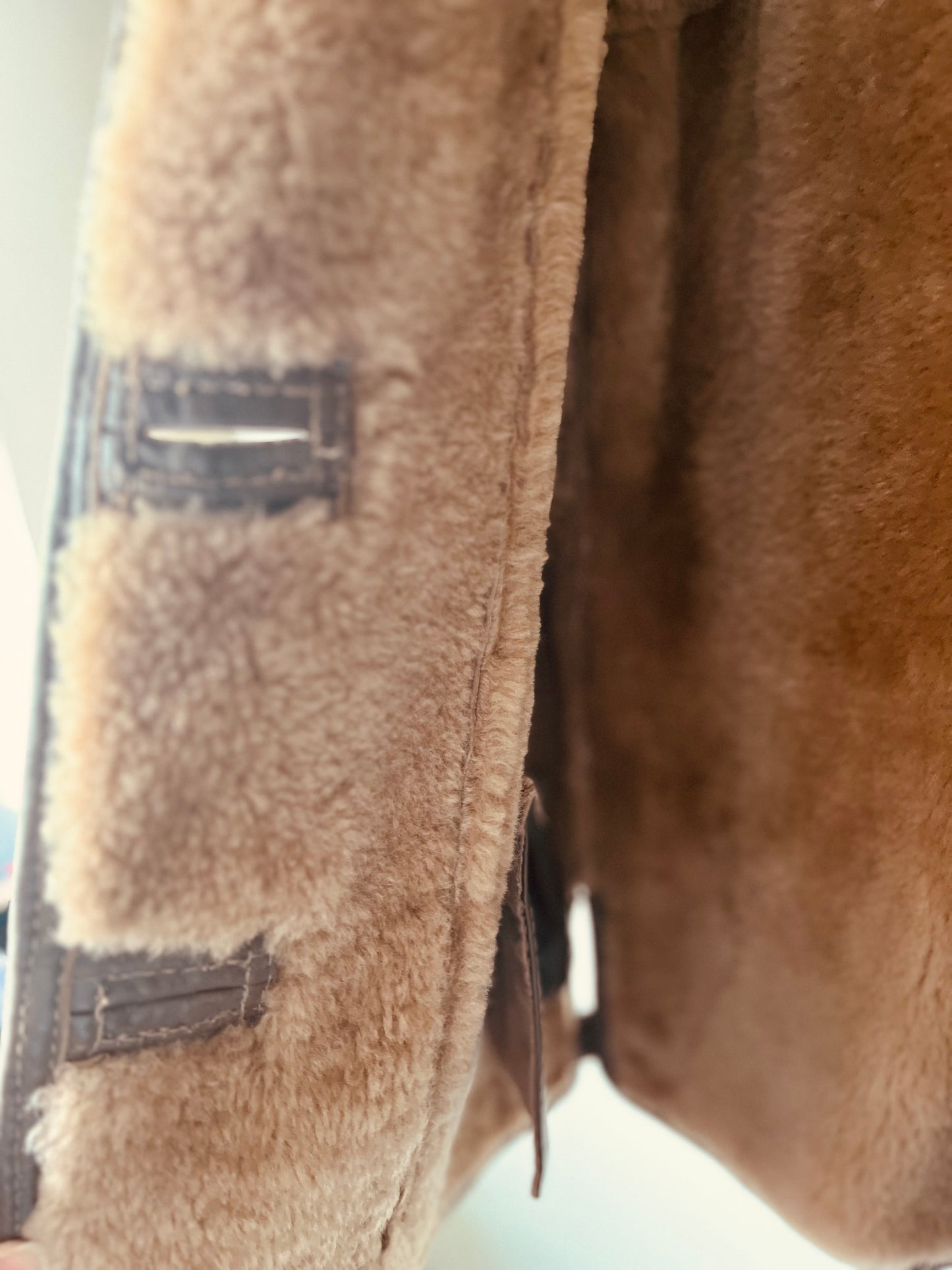 Her Tina Sheepskin Tan Coat