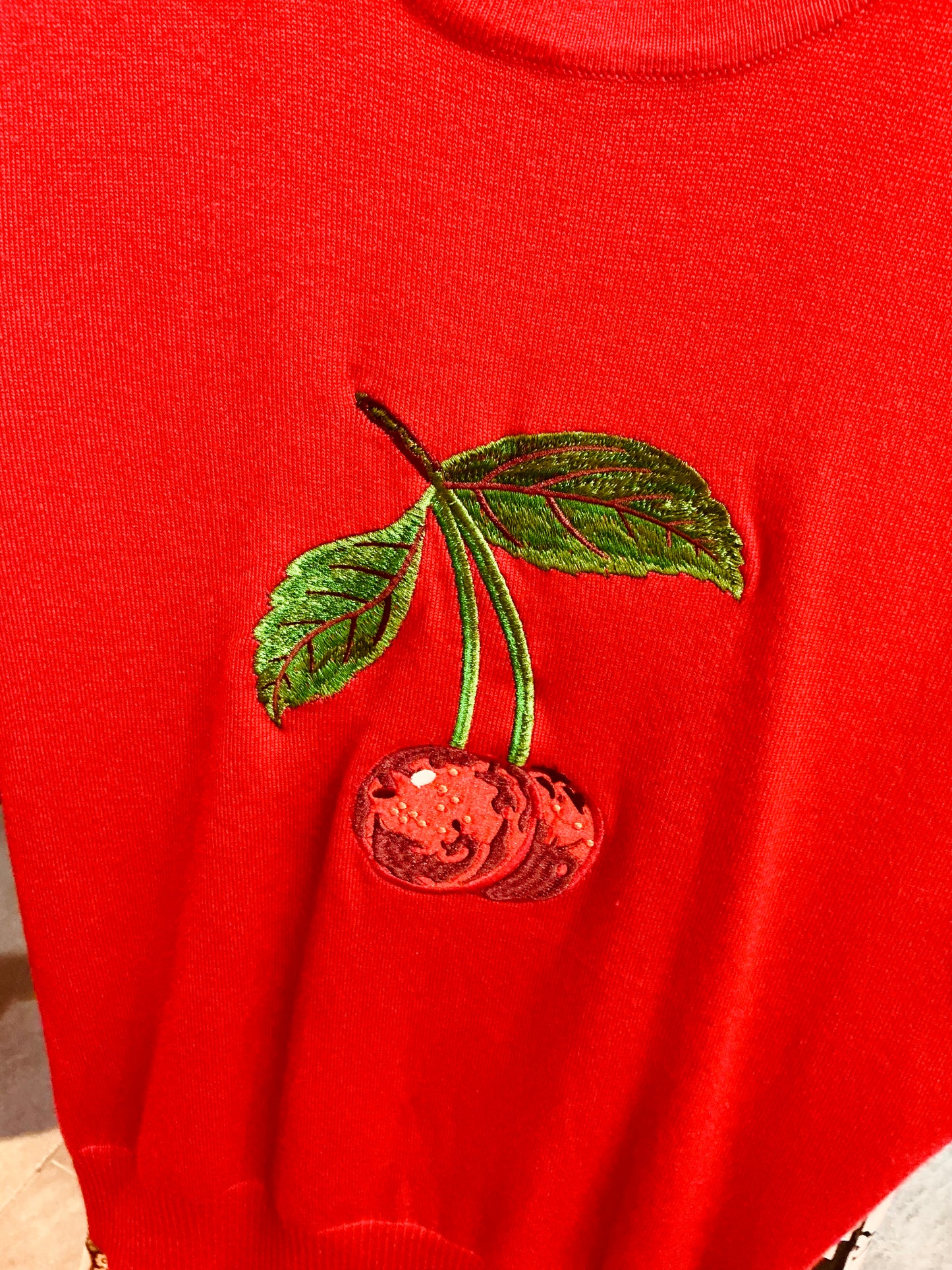 Banned Apparel Sweet Cherry Red Jumper