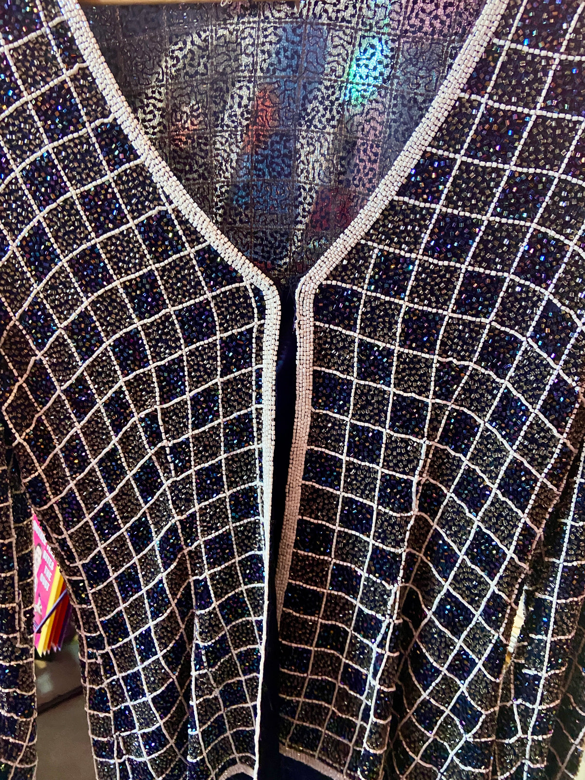 1970s Vintage Beaded Silk Jacket