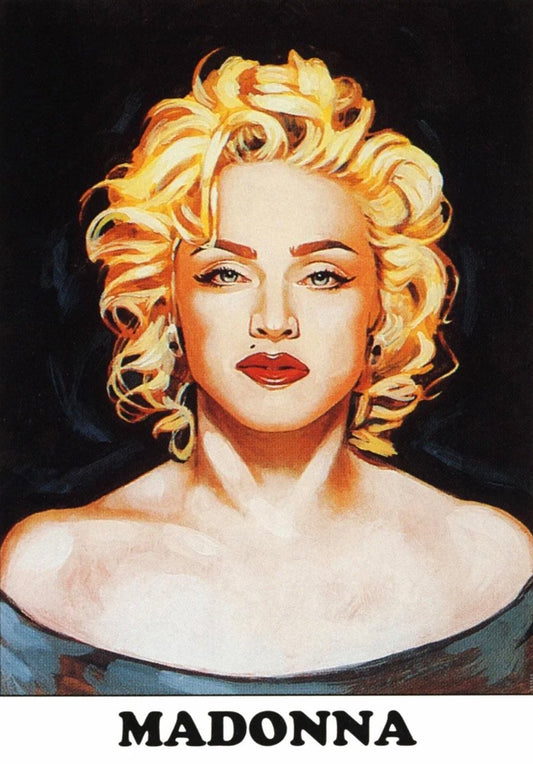 Madonna Portrait Wall Print