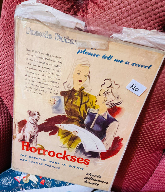 1950s Original Vintage Horrockses Poster