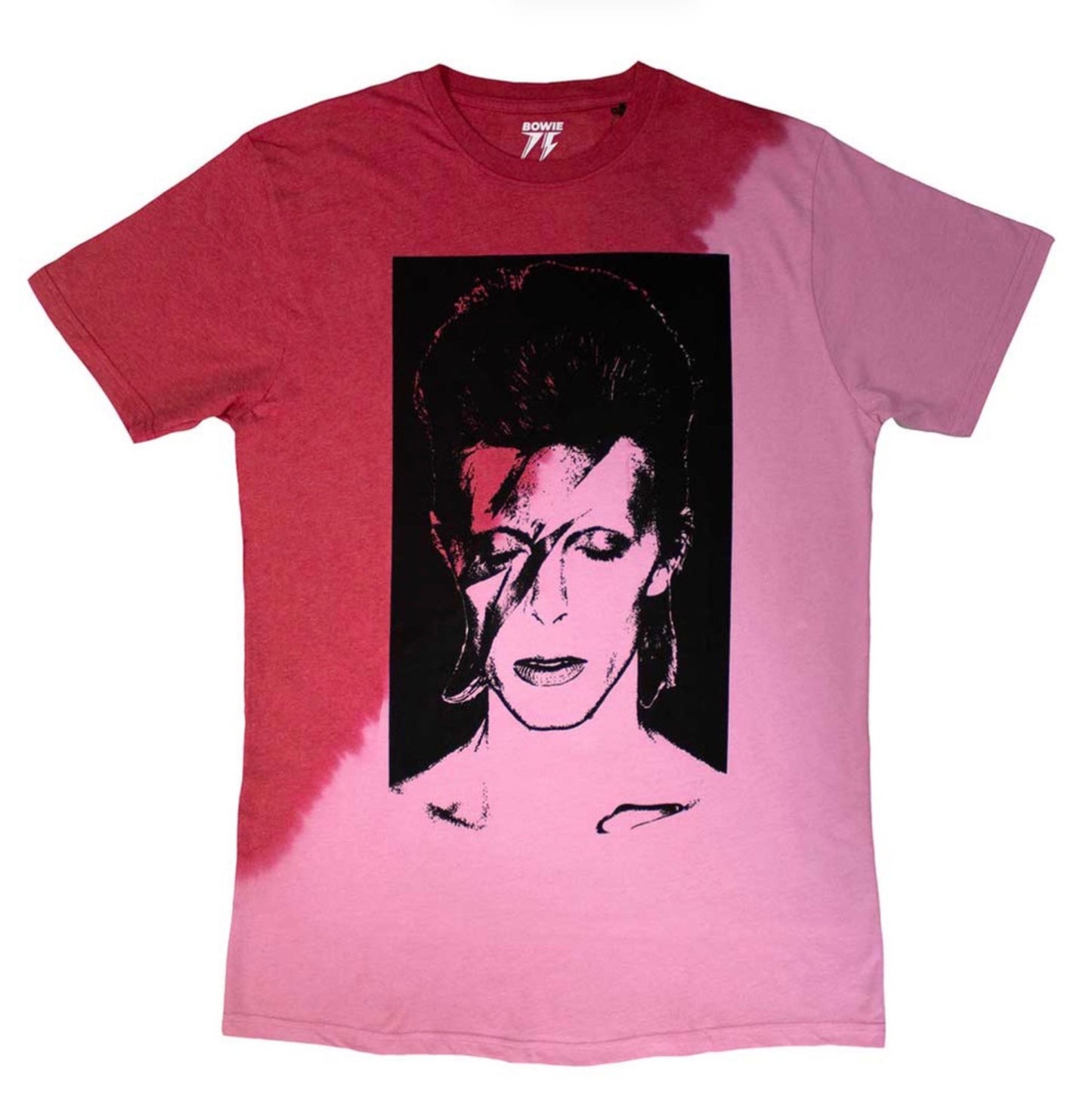 Davie Bowie Tie Dye Aladdin Sane Band Top