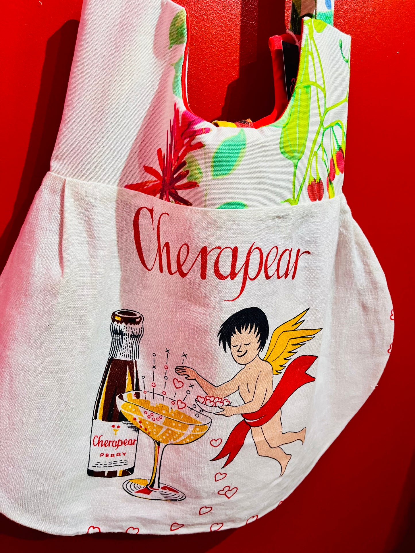 Handmade “I’d Love a Babycham” Handbag