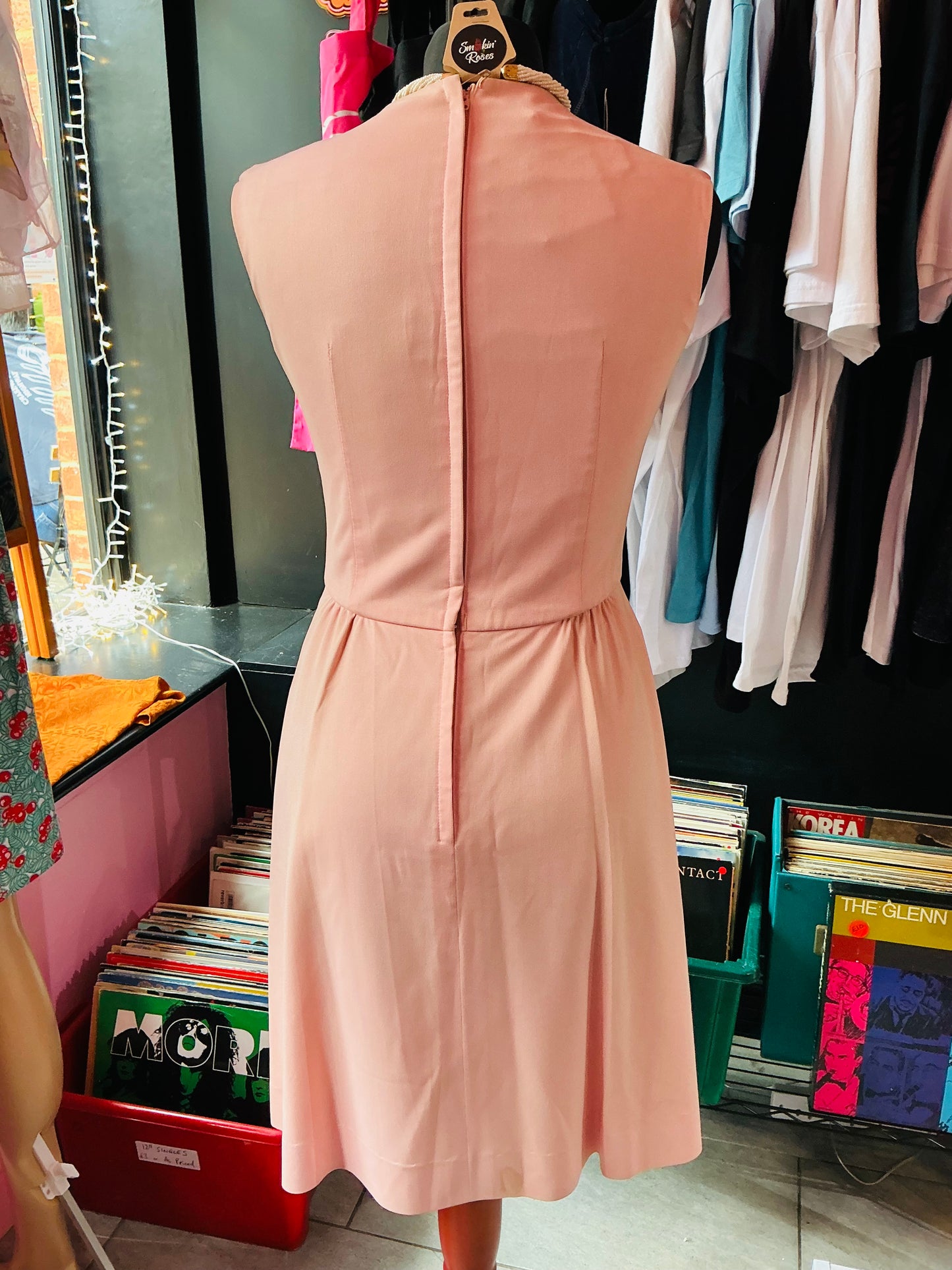 1960s Vintage Blanes of London Pink Cocktail Dress