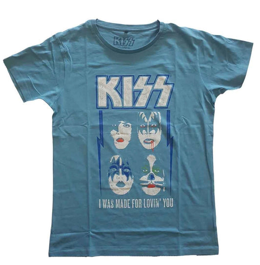 Blue Kiss I Was Made For Love Band Top