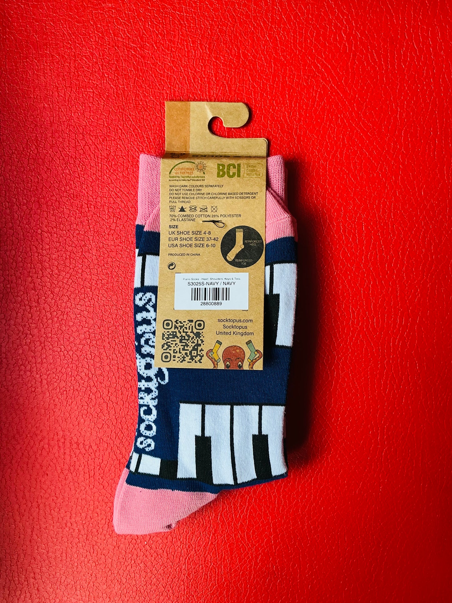 Socktopus Piano Socks