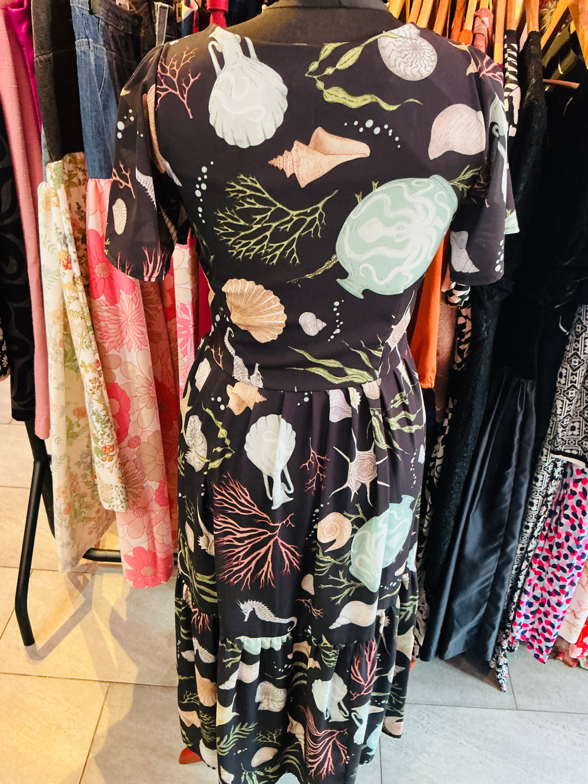 Sea life Cosmic Drifters Tea Dress