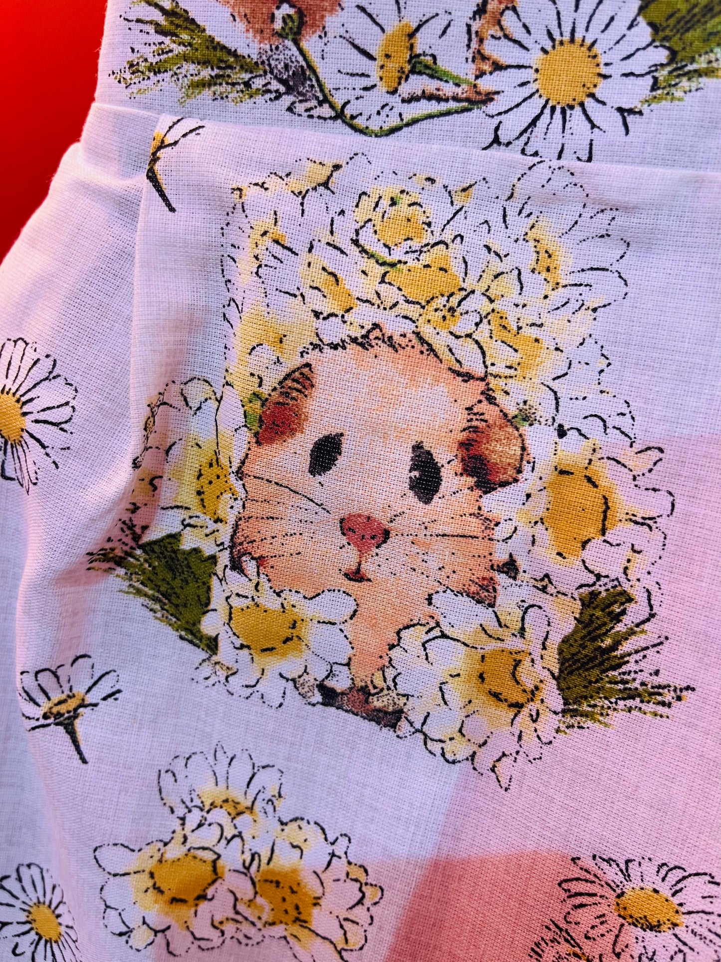 Handmade Guinea Pig Vintage Fabric Handbag