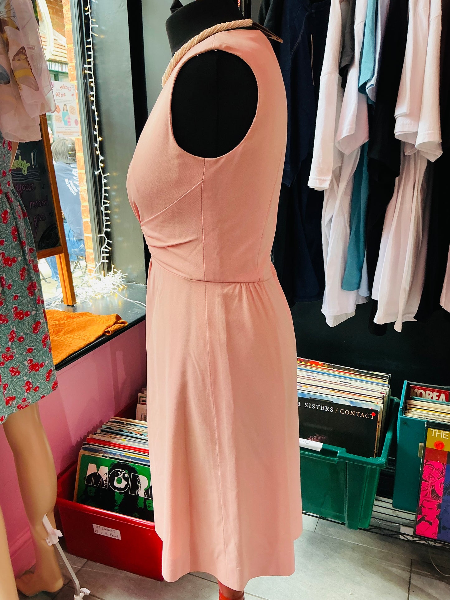 1960s Vintage Blanes of London Pink Cocktail Dress