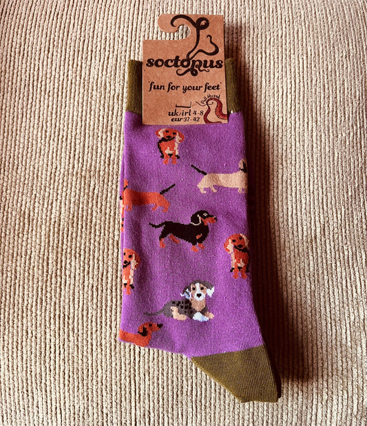 Socktopus Sausage Dog Lover Socks