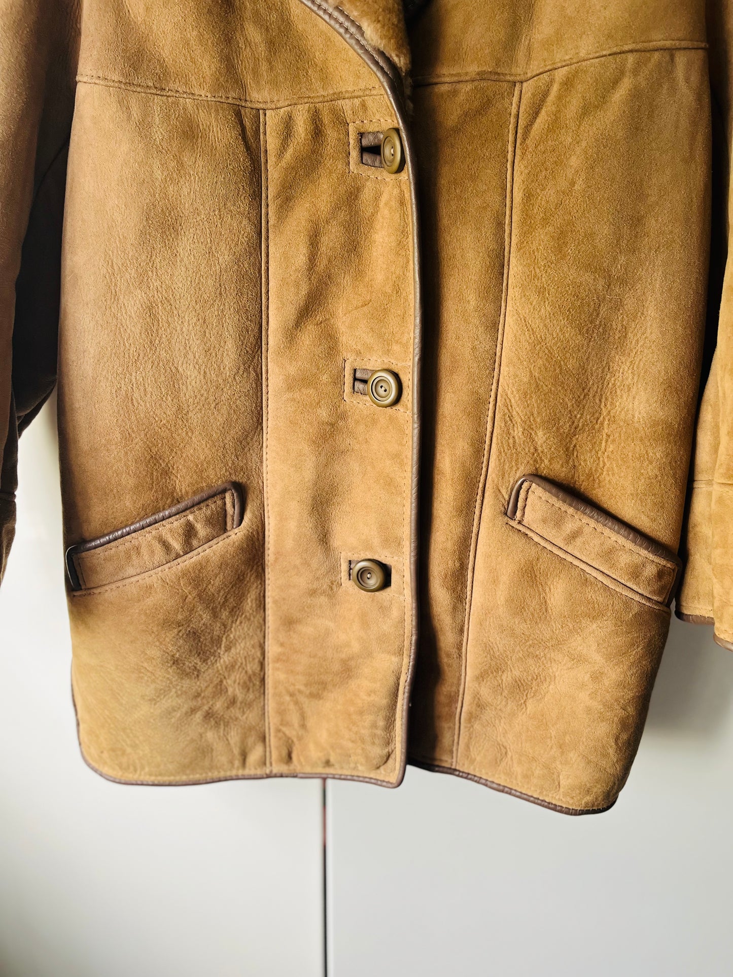 Her Tina Sheepskin Tan Coat