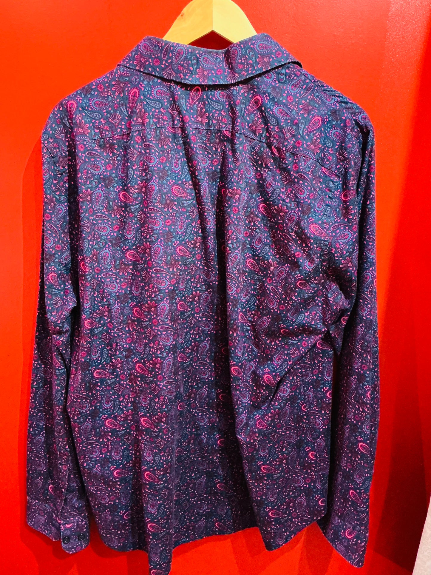 Blue & Pink Paisley Express Shirt