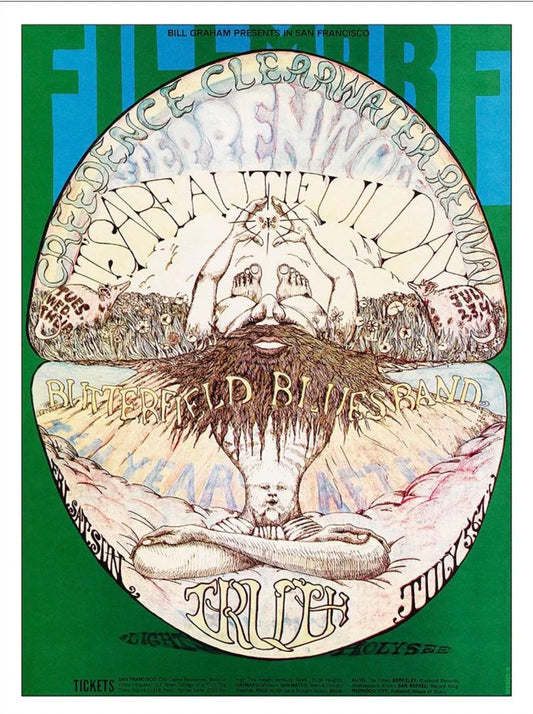 Creedence Clearwater Revival Wall Print