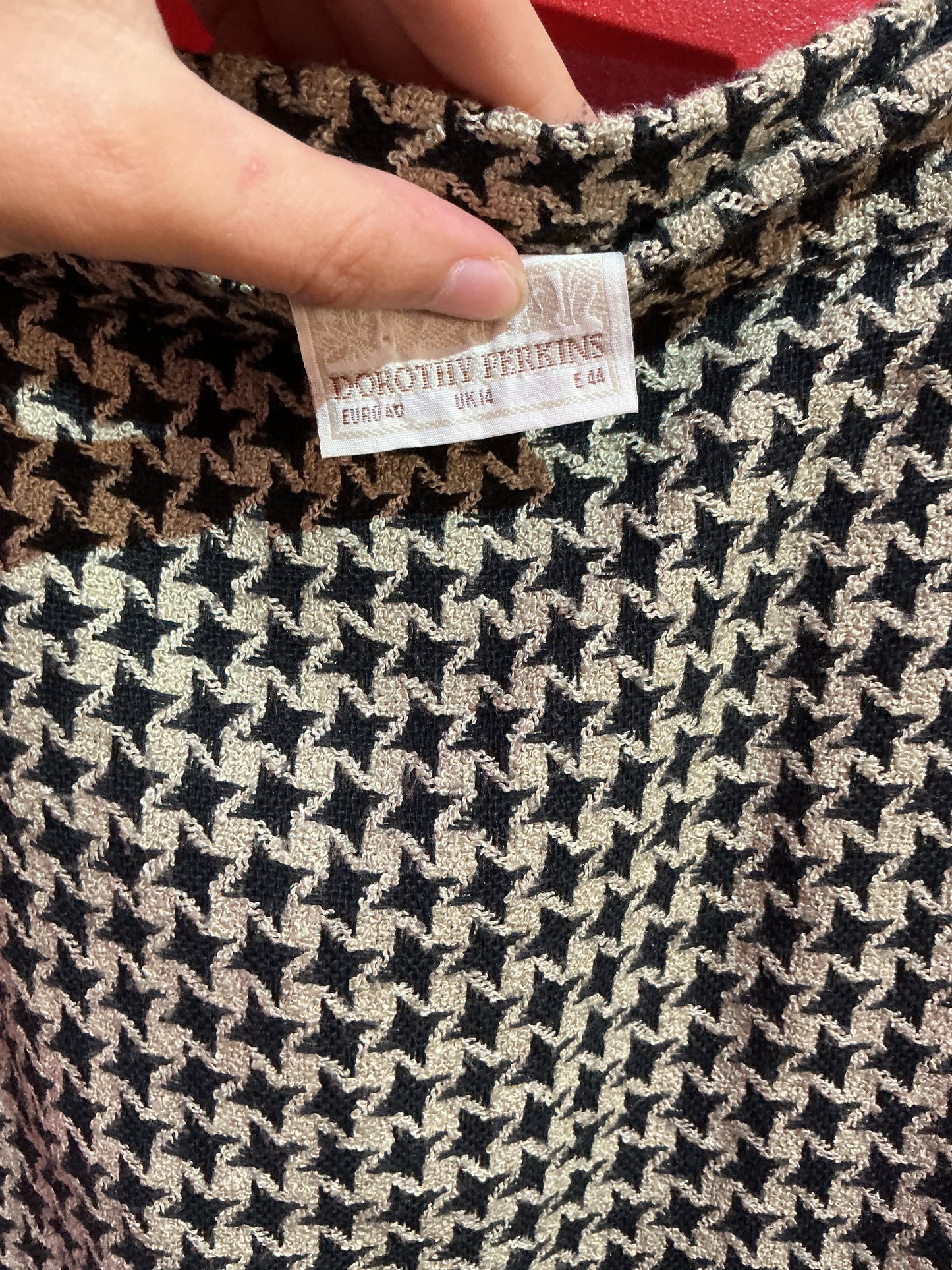 Dorothy Perkins Dogtooth Skirt