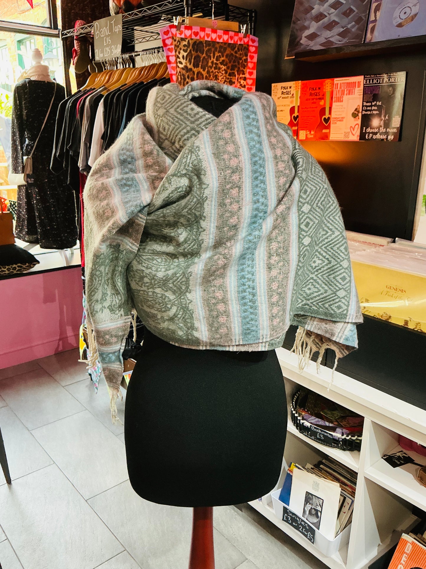 Pastel Paisley Floral Soft Winter Scarf