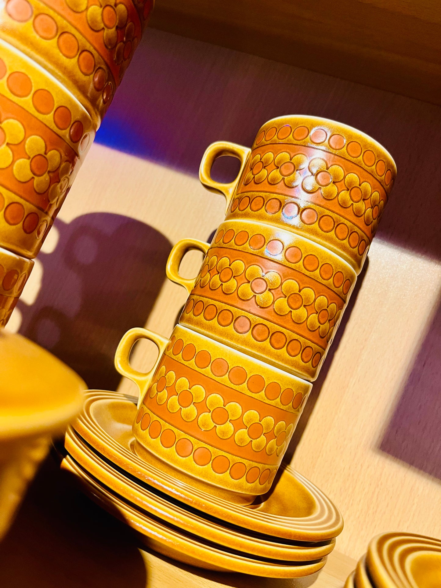 1970s Vintage Hornsea ‘Saffron Collection’ Coffee Set