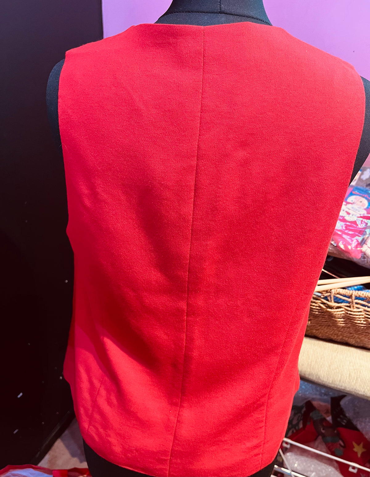1980s Armani ‘Mani’ Collection Red Waistcoat