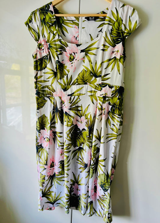 K&D Tropical Print Summer Dress