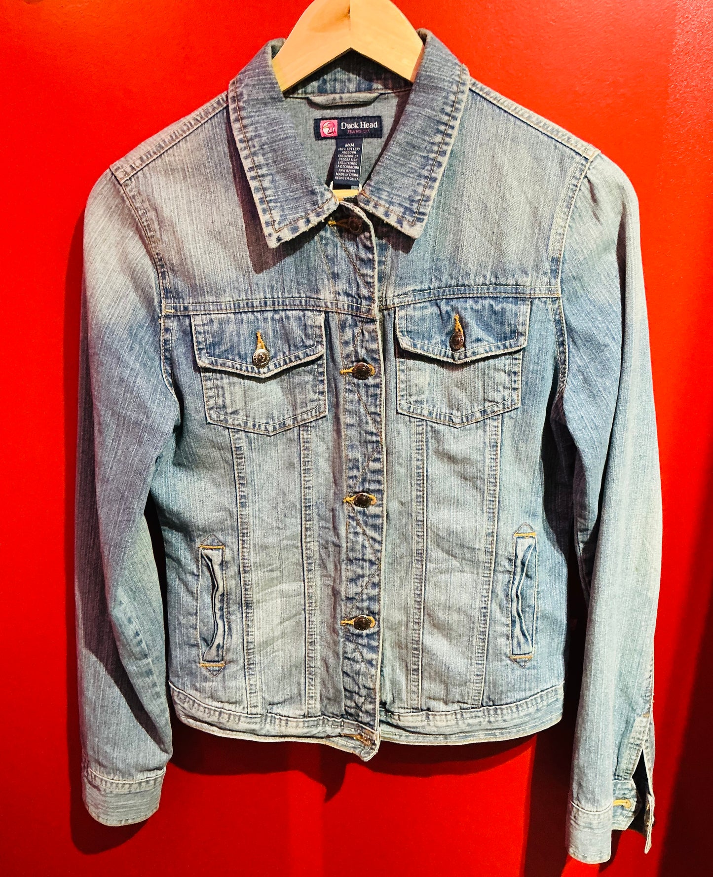 Amy Winehouse Printed Blue Denim Jacket