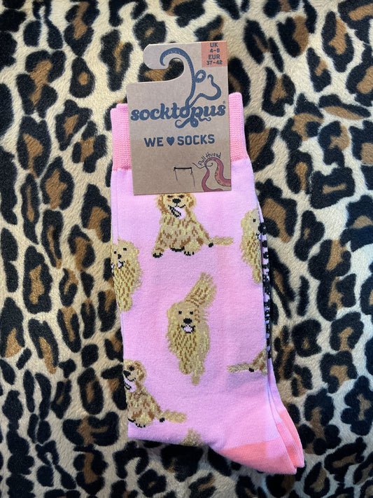 Socktopus Golden Retriever Socks