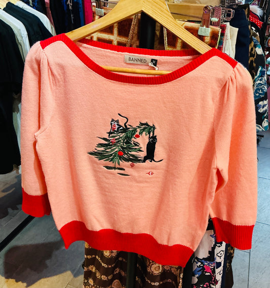 A Purrfect Christmas Banned ApparelJumper