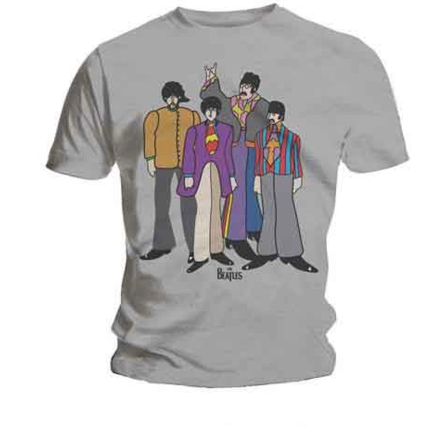 The Beatles Yellow Submarine Grey Band Top