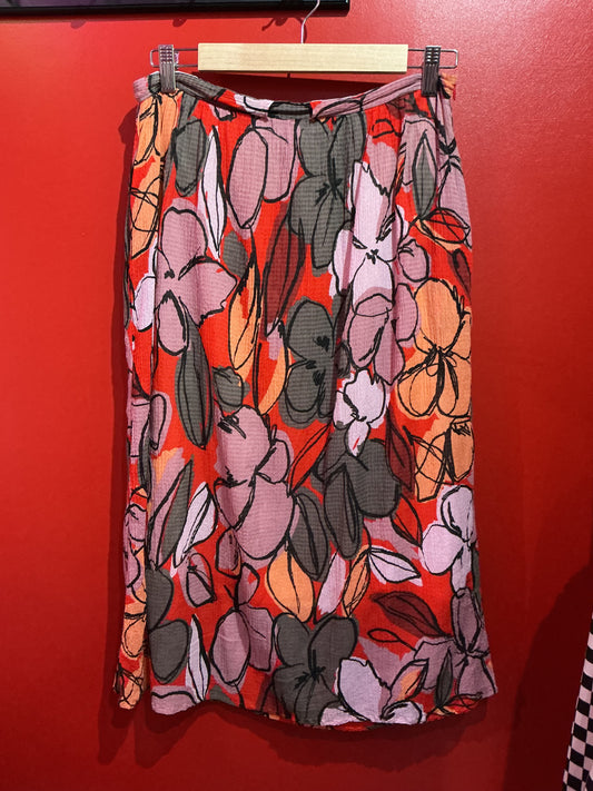 Paul Smith Abstract Floral Flow Skirt