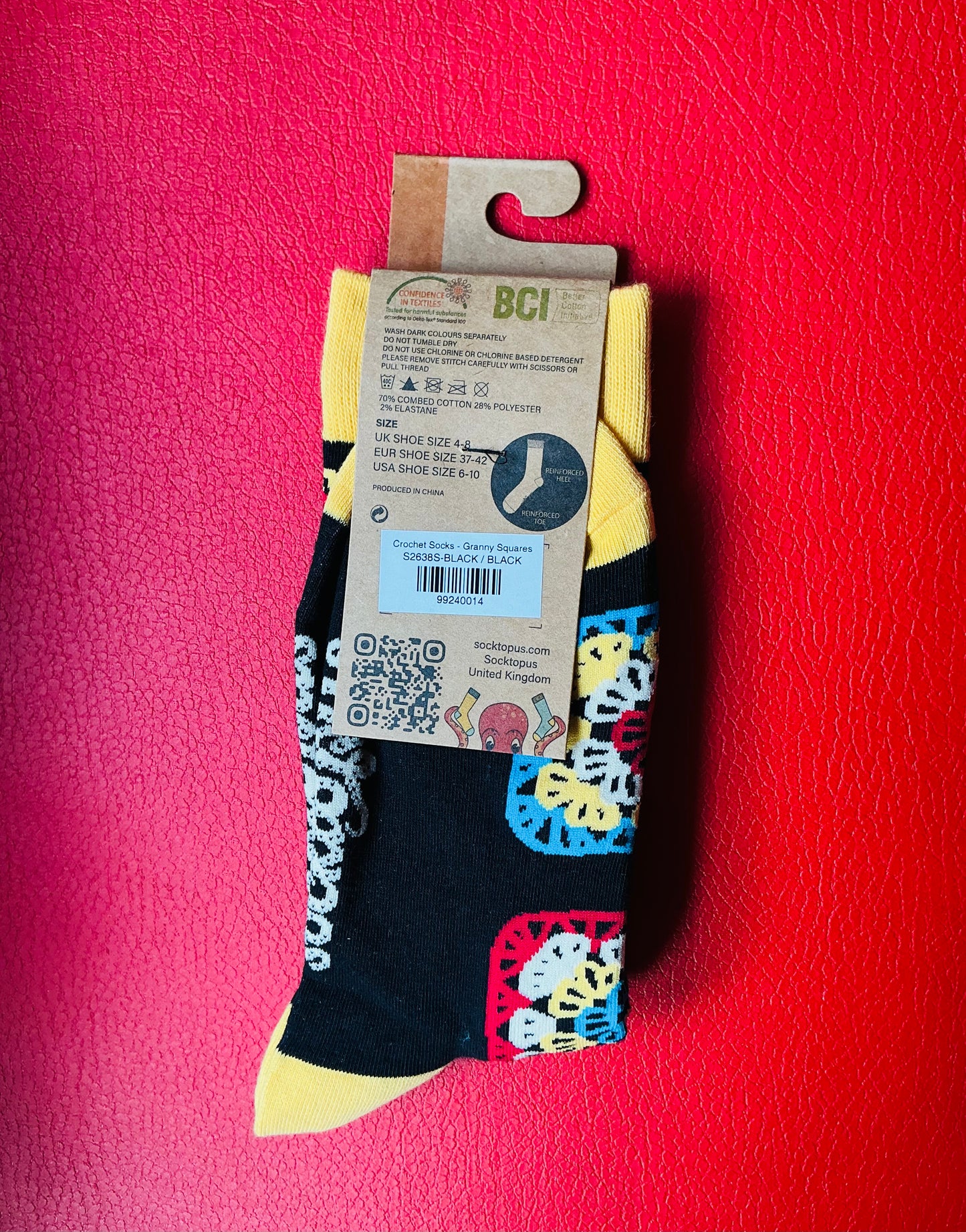Socktopus Crochet Granny Squares Socks