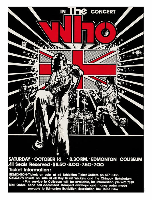 The WHO Concert Wall Print