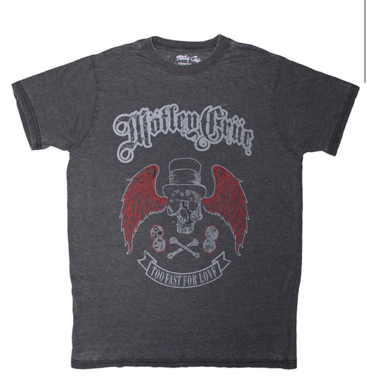Motley Crüe Too Fast To Love Band Top