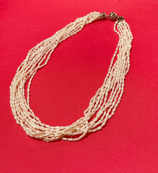 Freshwater Pearls with Sterling 925 Silver Clasp