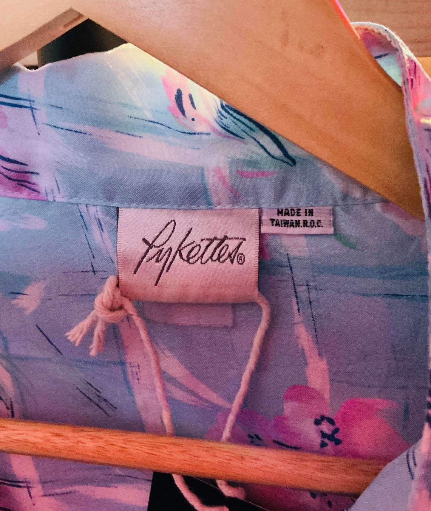 1980s Vintage Japanese Blossom Style Shirt